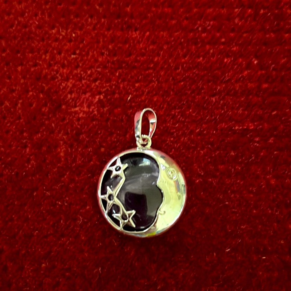 Amethyst Stars ⭐️ and Moon 🌙 Pendant New